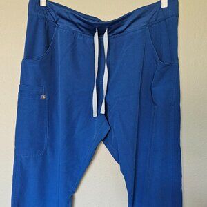 Figs Kade Scrub Pants XL/T Royal Blue